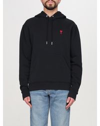 Ami Paris - Cotton Sweatshirt With Logo - Lyst