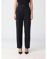 TOTEME - High-Waisted Slim Fit Cotton Tailored Trousers - Lyst