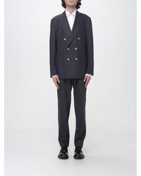 Eleventy - Regular Fit Double-Breasted Wool And Cashmere Suit - Lyst