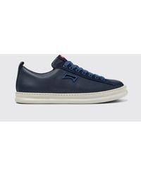 Camper - Runner Grain Leather And Suede Sneakers - Lyst