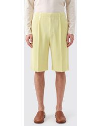 Homme Plissé Issey Miyake - Pleated Crêpe Knee-Length Shorts Homme Plissé Issey Miyake - Lyst
