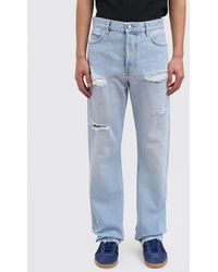 Haikure - Cotton Denim Straight Jeans - Lyst