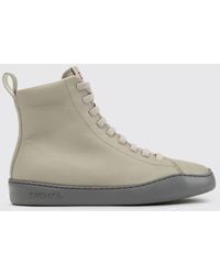 Camper - Peu Touring Smooth Leather Boots With Side Zip - Lyst