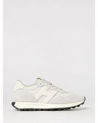 Hogan - H601 Suede And Canvas Sneakers - Lyst