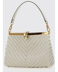 Etro - Woven Leather Shoulder Bag - Lyst