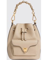 Coccinelle - Beat Generation Grained Leather Bucket Bag - Lyst