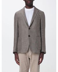 ZEGNA - Linen And Wool Basketweave Single-Breasted Blazer - Lyst