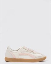 Twinset - Mesh And Faux Leather Sneakers - Lyst