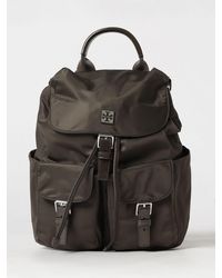 Tory Burch - Virginia Recycled Nylon Backpack With Drawstring And Flap Closure - Lyst