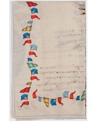 Faliero Sarti - Printed Cotton Scarf - Lyst