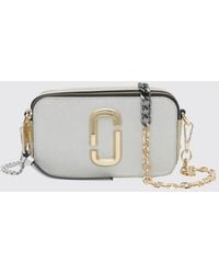 Marc Jacobs - The Snapshot Saffiano Leather Bag With Chain Strap - Lyst