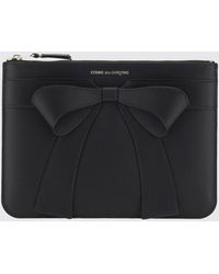 Comme des Garçons - Comme Des Gar&Ccedil	Ons Leather Wallet With Bow - Lyst