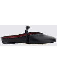 Bottega Veneta - Rosa Leather Mules - Lyst
