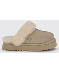 UGG - Disquette Suede And Fur Sabot - Lyst