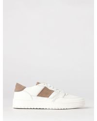 Collegium - Pillar Alpha Bicolor Leather Low-Top Sneakers With Perforated Toe - Lyst