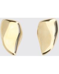 Bottega Veneta - Prisma 18Ct-Plated Drop Earrings - Lyst