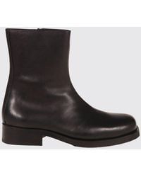 Our Legacy - Camion Leather Ankle Boots With Vibram Rubber Sole - Lyst