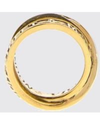 Vivienne Westwood - Amos Lettering Logo Band Ring - Lyst