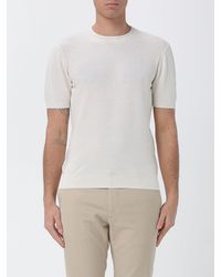 Drumohr - Cotton Blend Crew Neck Knit - Lyst