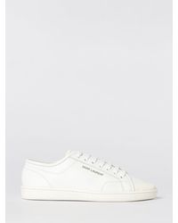 Saint Laurent - Gym Leather Sneakers - Lyst