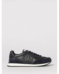 Dolce & Gabbana - Dolce &Amp Gabbana Dg Cushion Leather Sneakers - Lyst