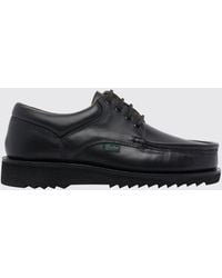 Paraboot - Thiers Calf Leather Derby Shoes With Notched Rubber Sole - Lyst