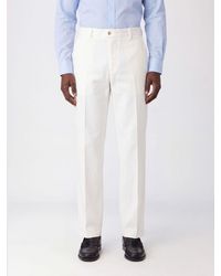 Briglia 1949 - Manhattan Straight-Leg Cotton Chino Trousers - Lyst