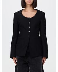 Paul Smith - Blazer Corto De Lana De Corte Slim Con Escote Redondo - Lyst
