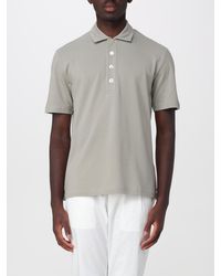 Eleventy - Cotton Polo Shirt - Lyst