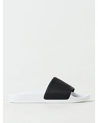 MSGM - Leather Slip-On Sandals - Lyst