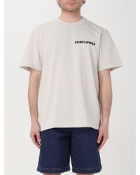 sunflower - T-shirt in cotone organico con logo - Lyst