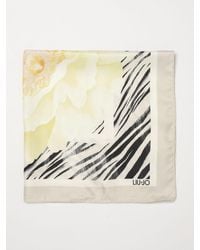 Liu Jo - Floral Animal Print Scarf - Lyst