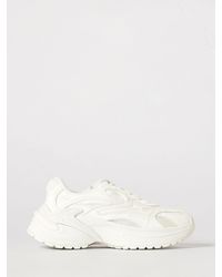Emporio Armani - Mesh And Rubber Sneakers - Lyst