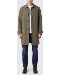 Aspesi - Single-Breasted Knee-Length Trench Coat - Lyst