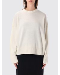 Loulou de Saison - Dropped Shoulder 100% Cashmere Crewneck Sweater - Lyst