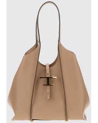 Tod's - Mini T Timeless Hammered Leather Bag - Lyst