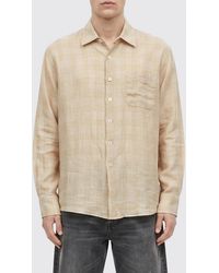 Our Legacy - Casual Check Linen Shirt - Lyst