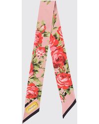 Dolce & Gabbana - Dolce &Amp Gabbana Floral Print Silk Twill Bandeau - Lyst