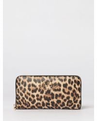 Liu Jo - Caliwen Xl Animal Print Faux Leather Wallet - Lyst