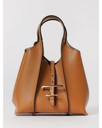 Tod's - Mini T Timeless Leather Shopping Bag - Lyst