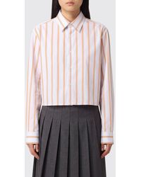 JW Anderson - Striped Cotton Shirt With Classic Collar - Lyst