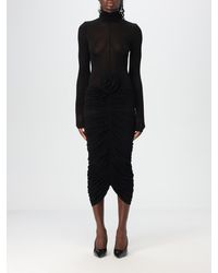Magda Butrym - Abito A Dolcevita Con Fiore - Lyst