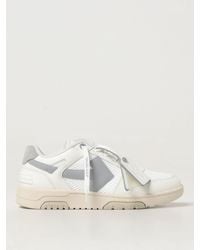Off-White c/o Virgil Abloh - Sneakers Out Of Office Slim in pelle e mesh - Lyst