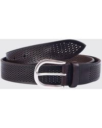Orciani - Perforated Leather Belt - Lyst