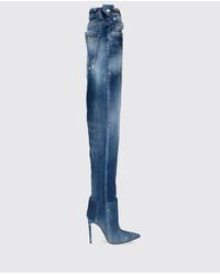 DSquared² - Flat Ankle Boots - Lyst