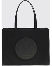 Tory Burch - Ella Small Nylon Tote Bag With Tone-On-Tone Double T Logo - Lyst