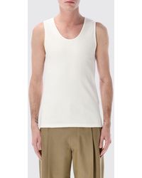 Lemaire - Stretch Cotton And Linen Tank Top - Lyst