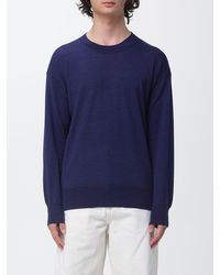 Ami Paris - Wool And Silk Crew Neck Sweater - Lyst