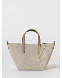 Brunello Cucinelli - Bc Duo Suede Bag - Lyst