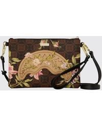 Sprayground - Clutch A.I. African Intelligence Sandflower X De Algodón Revestido Con Estampado Floral - Lyst